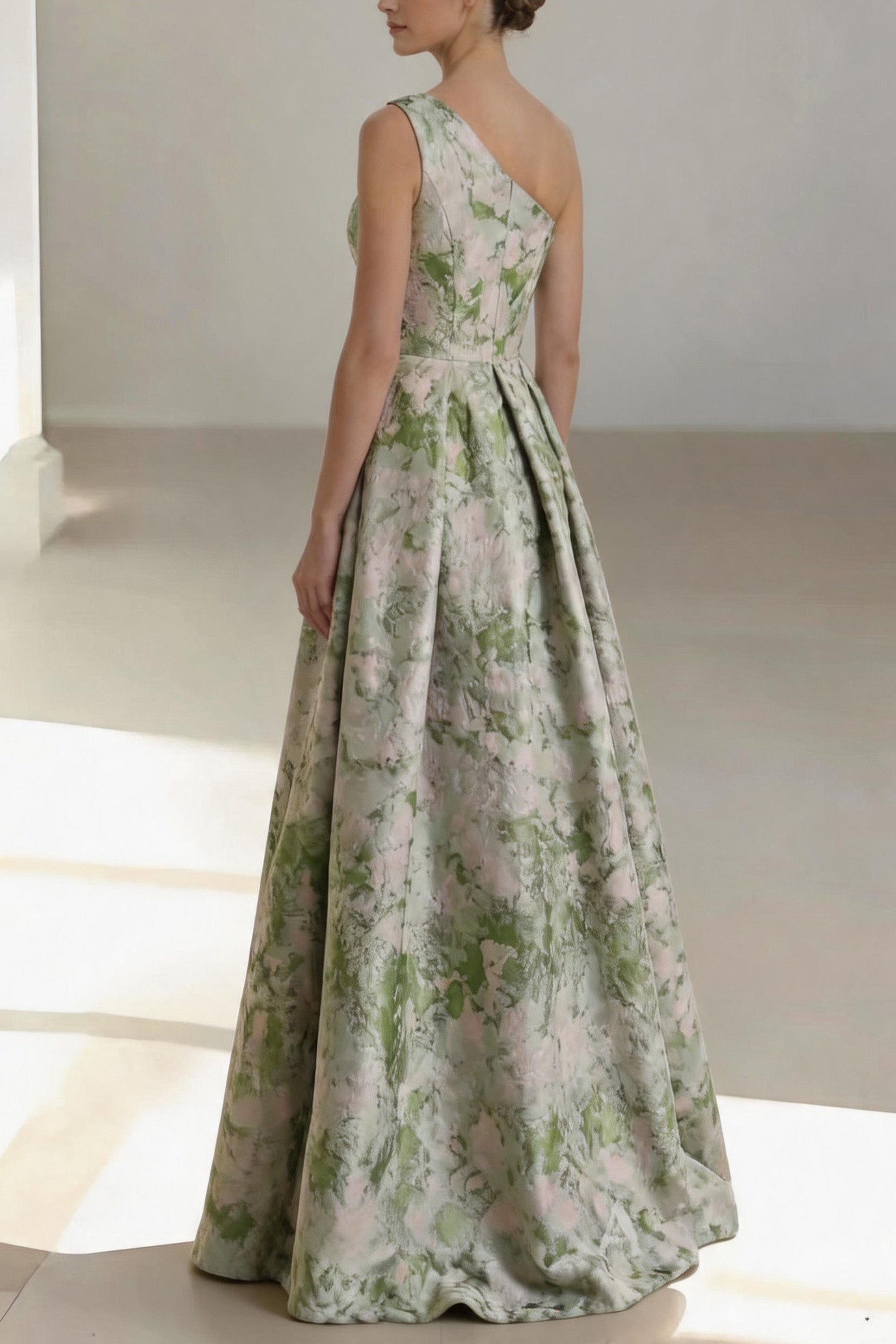 Elegant A Line Floor Length Jacquard Mother of the Bride Dress Mother of the Bride Dress
