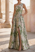 Elegant A Line Floor Length Jacquard Mother of the Bride Dress Mother of the Bride Dress