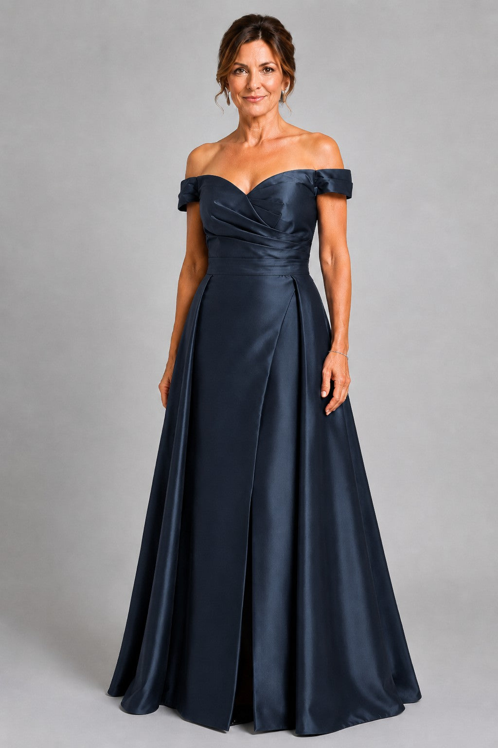 Elegant A Line Floor Length Satin Mother of the Bride Dress Mother of the Bride Dress