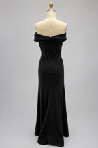 Elegant Sheath Column Floor Length Chiffon Stretch Satin Mother of the Bride Dress Mother of the Bride Dress