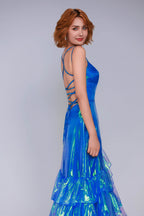 Elegant A Line Maxi Organza Prom Dress for Prom