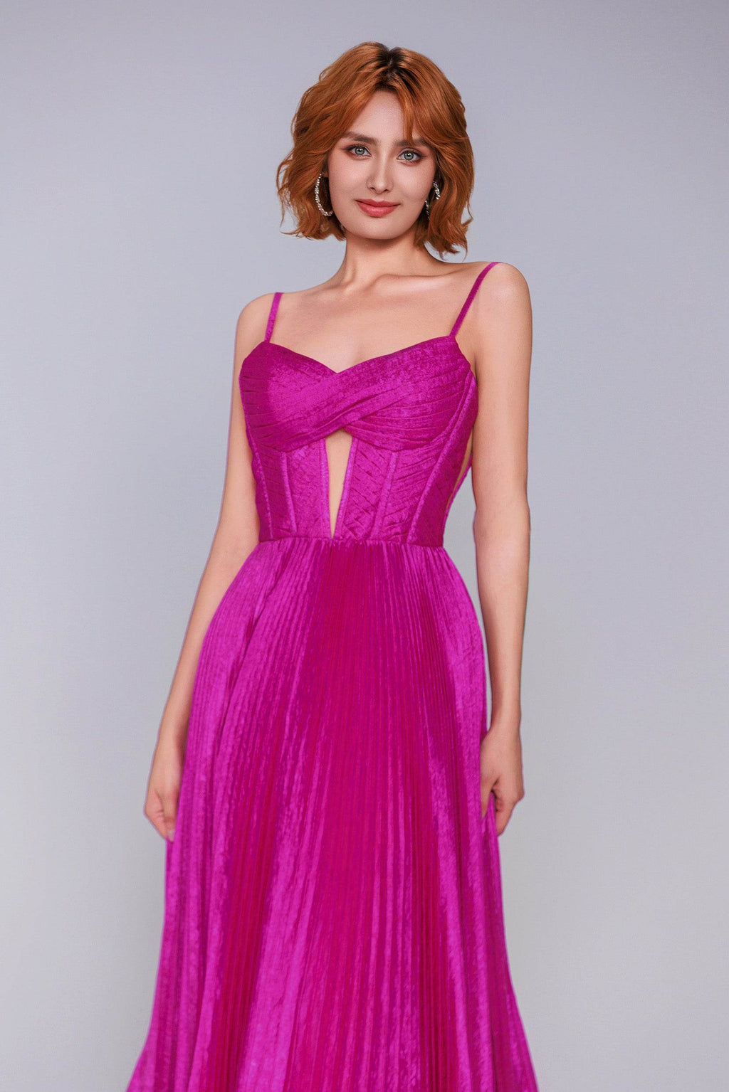 Elegant A Line Maxi Metallic Prom Dress for Prom
