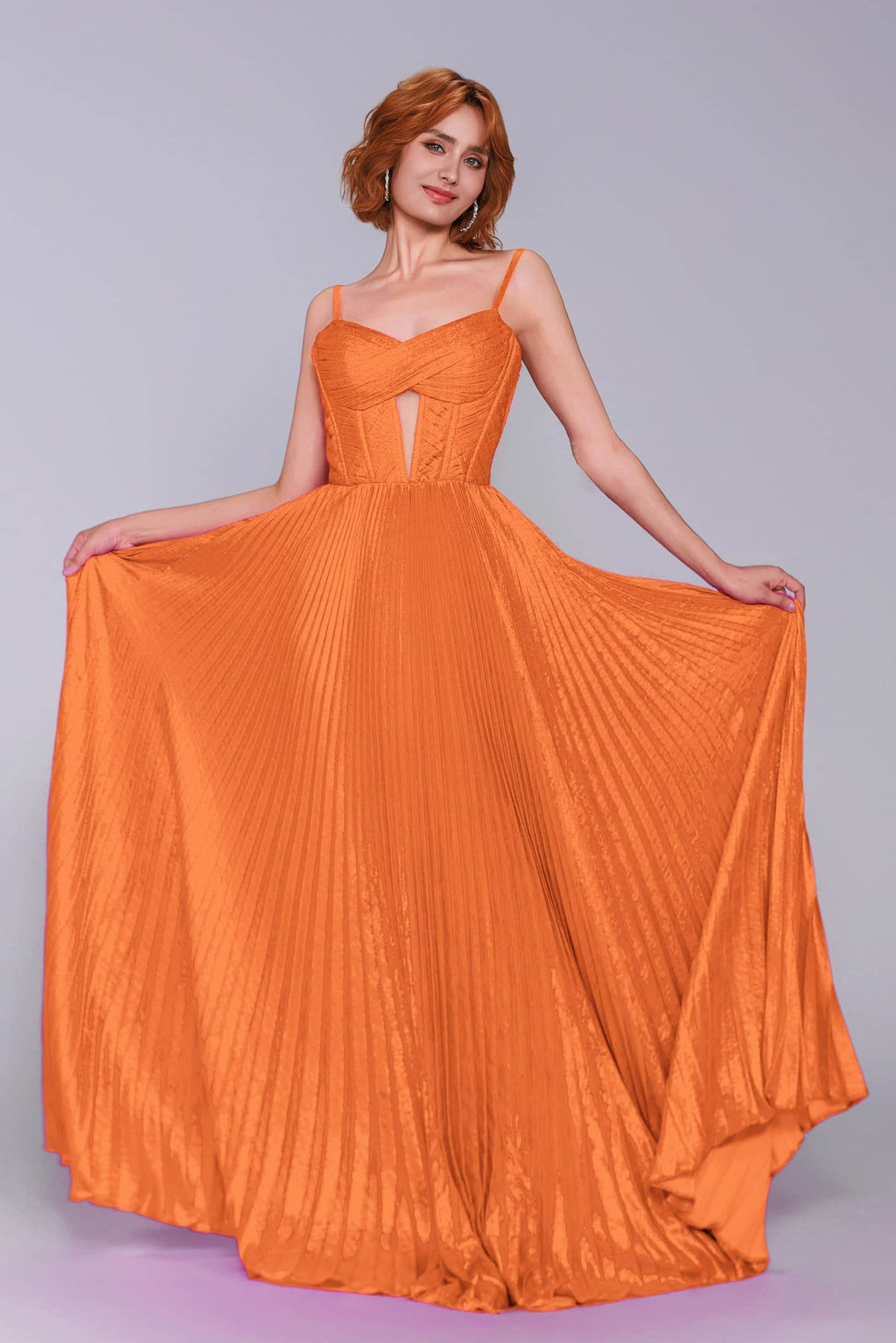 Elegant A Line Maxi Metallic Prom Dress for Prom