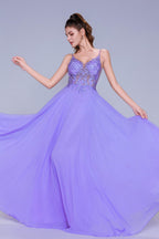 Elegant A Line Maxi Chiffon Prom Dress for Prom