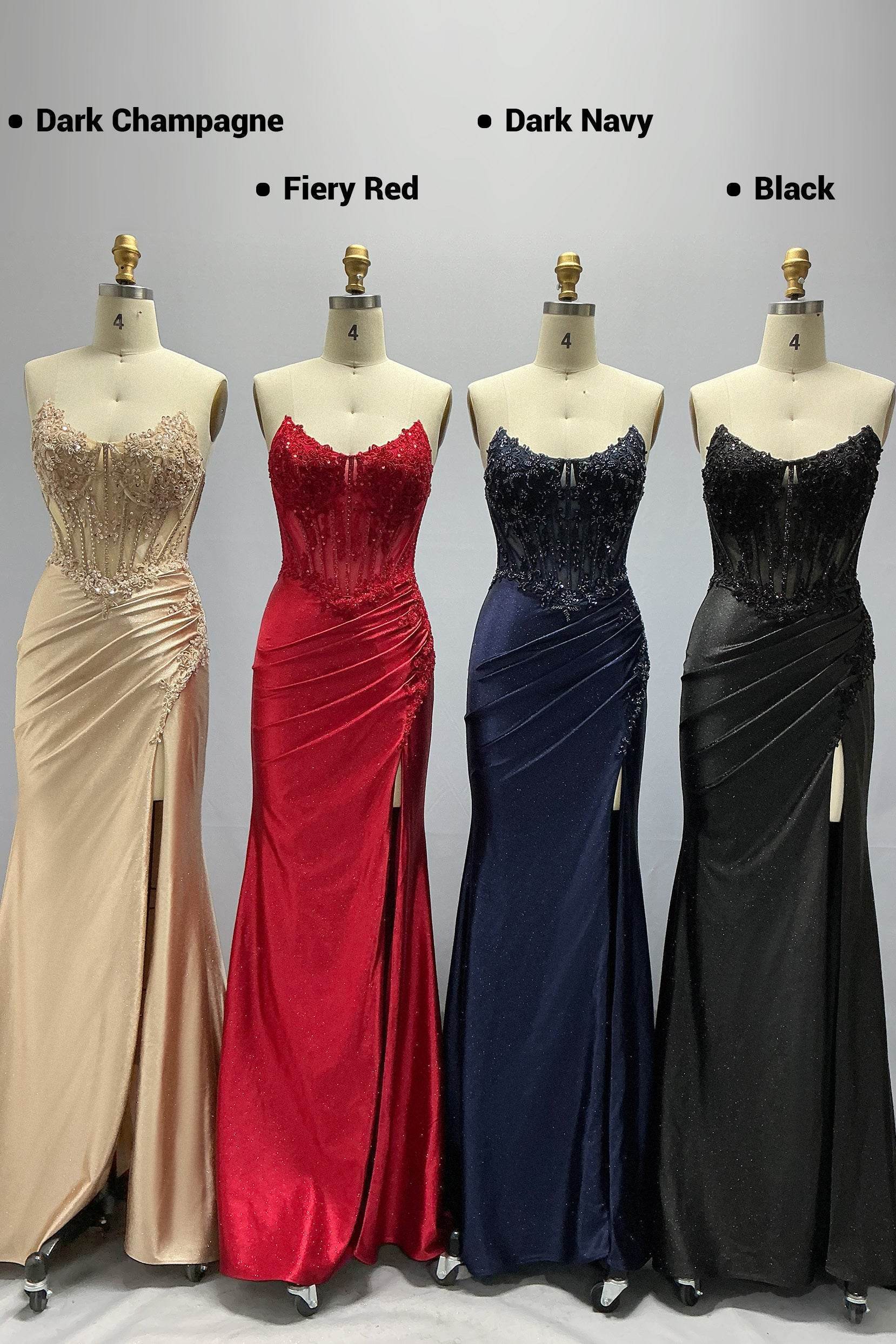 Elegant Sheath Column Sweep Brush Train Stretch Satin Prom Dress for Prom