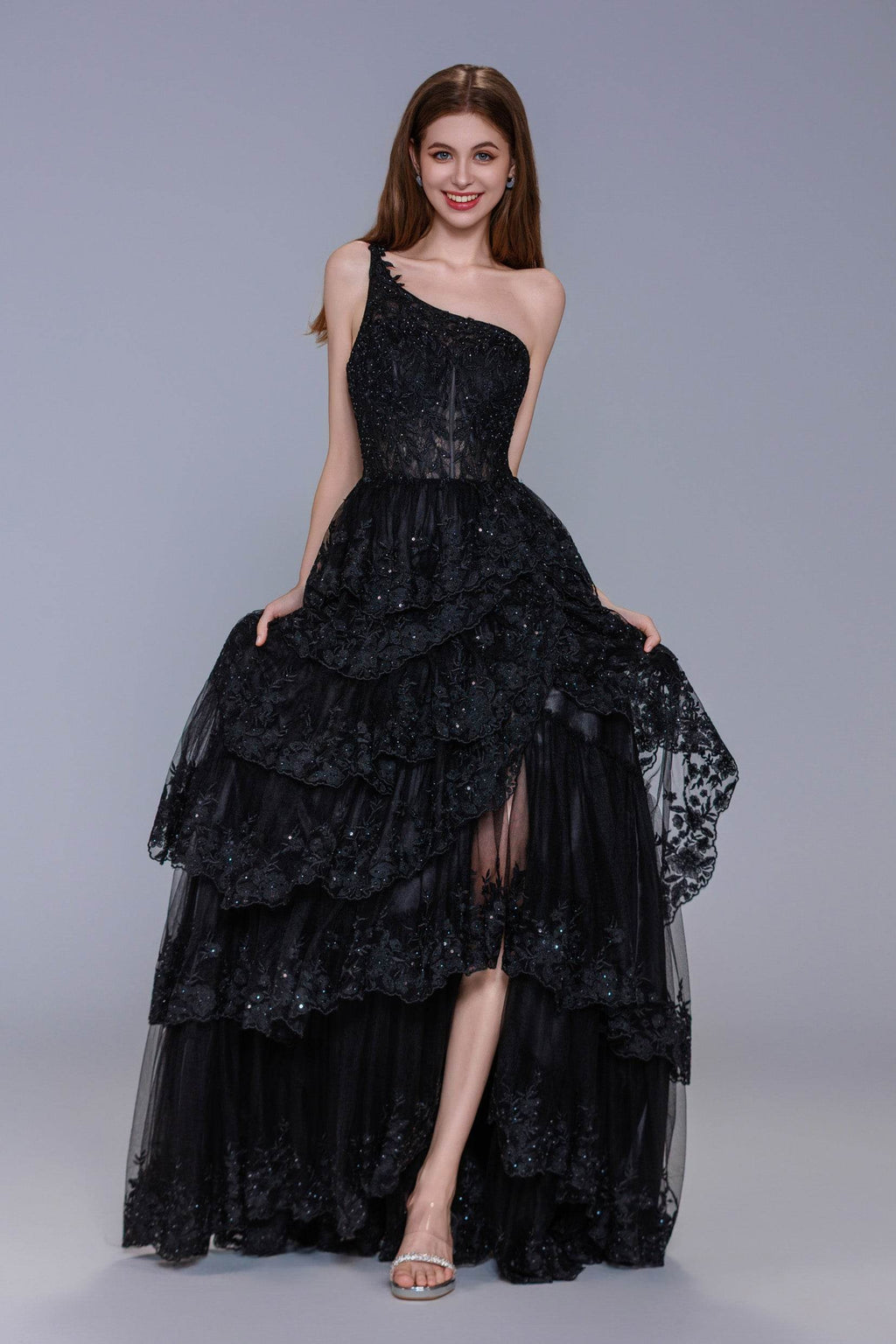 Elegant Ball Gown Maxi Tulle Prom Dress for Prom
