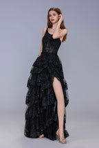 Elegant Ball Gown Maxi Tulle Prom Dress for Prom