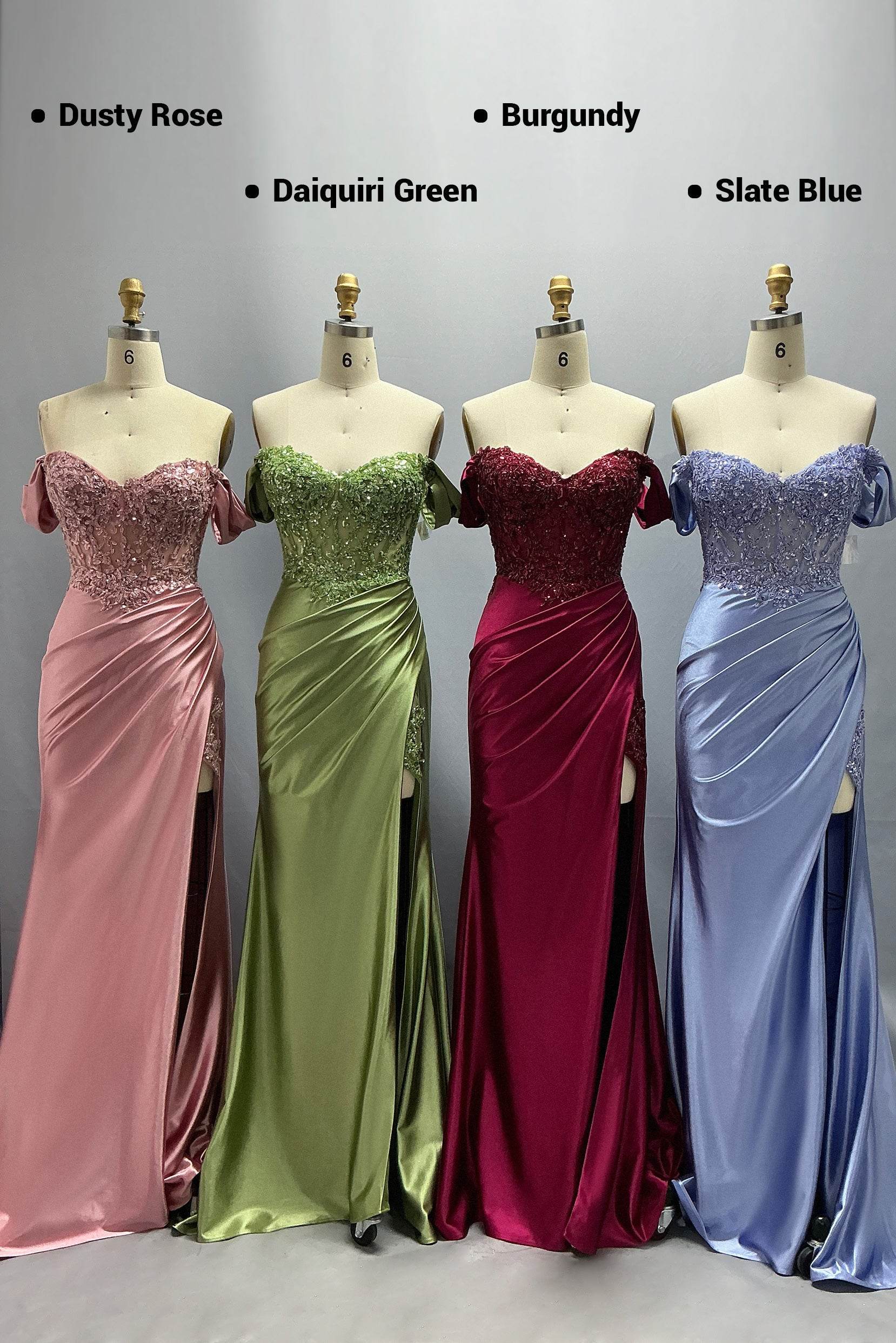 Elegant Sheath Column Sweep Brush Train Stretch Satin Prom Dress for Prom