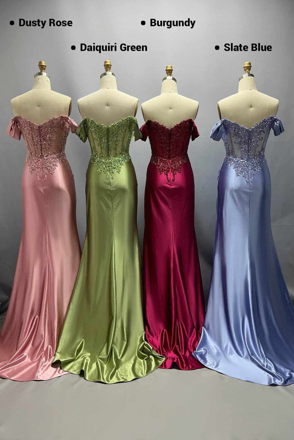 Elegant Sheath Column Sweep Brush Train Stretch Satin Prom Dress for Prom