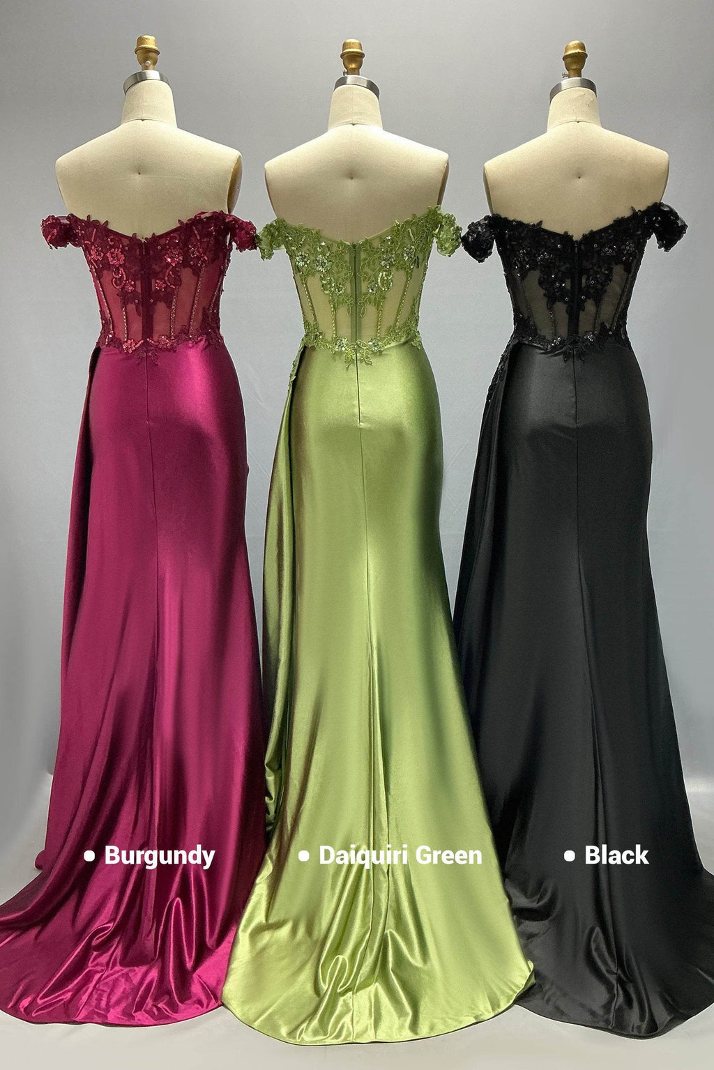 Elegant Sheath Column Sweep Brush Train Stretch Satin Prom Dress for Prom