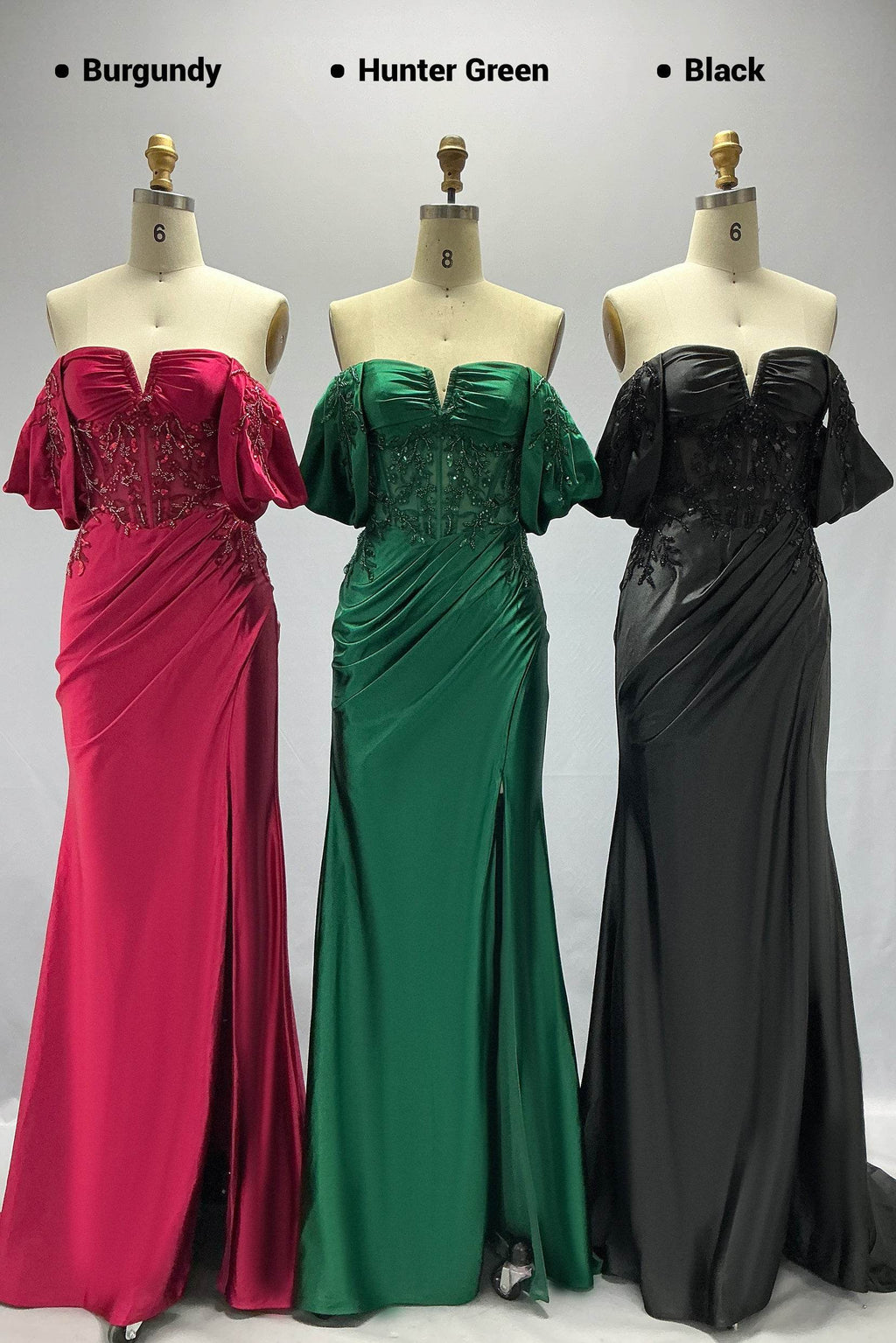Elegant Sheath Column Sweep Brush Train Stretch Satin Prom Dress for Prom