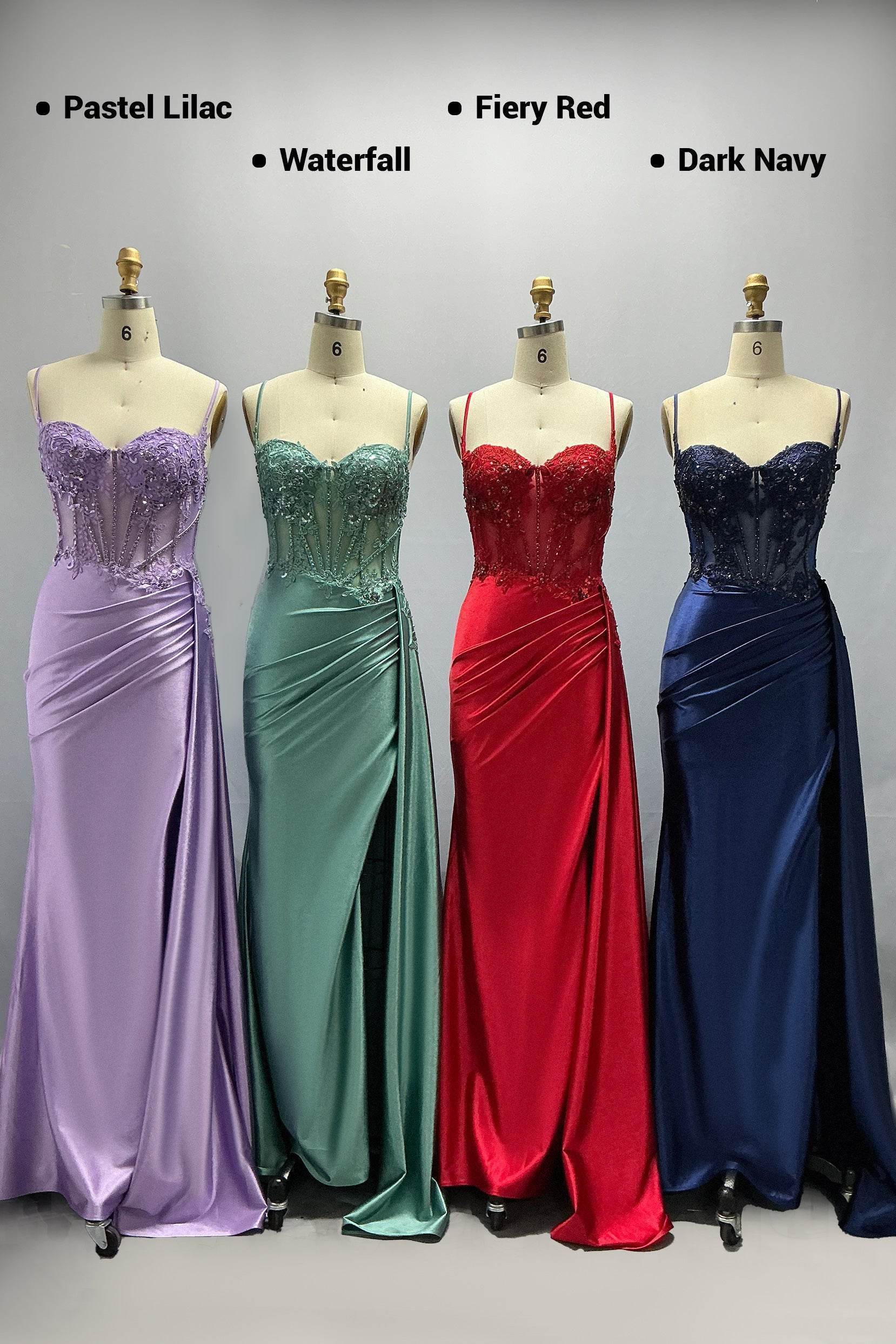 Elegant Sheath Column Sweep Brush Train Stretch Satin Prom Dress for Prom