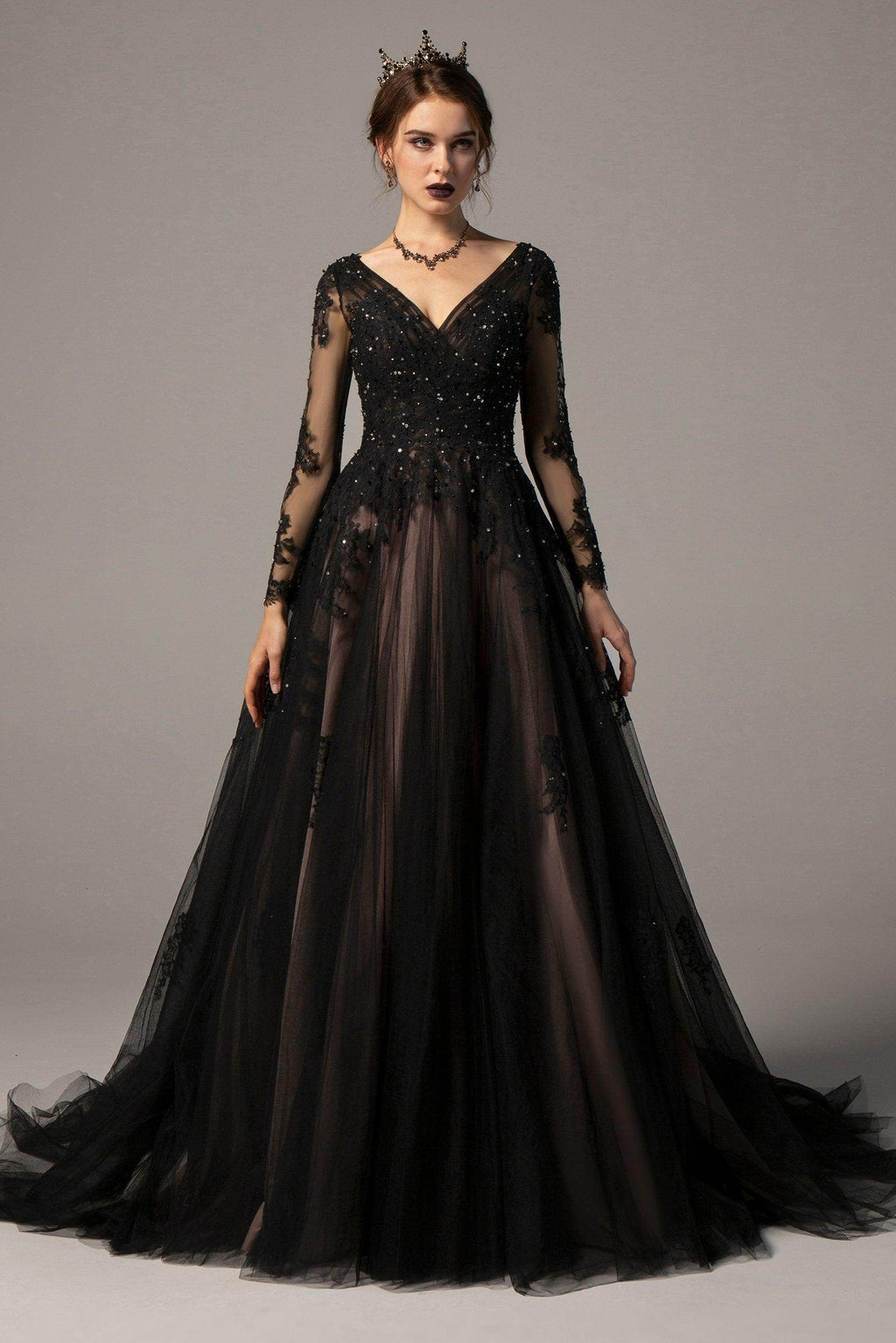 Elegant A Line Court Train Tulle Wedding Dress Wedding Dress