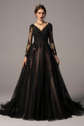Elegant A Line Court Train Tulle Wedding Dress Wedding Dress