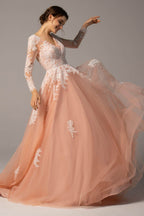 Elegant A Line Court Train Tulle Wedding Dress Wedding Dress
