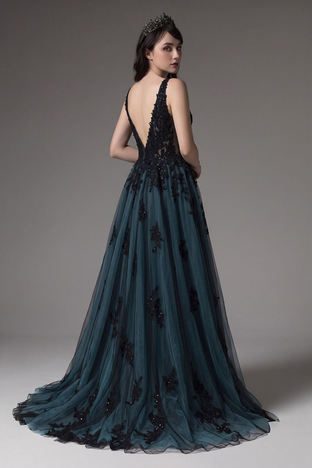 Elegant A Line Court Train Tulle Wedding Dress Wedding Dress