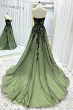 Elegant A Line Court Train Sequined Lace Tulle Wedding Dress Wedding Dress