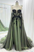 Elegant A Line Court Train Sequined Lace Tulle Wedding Dress Wedding Dress