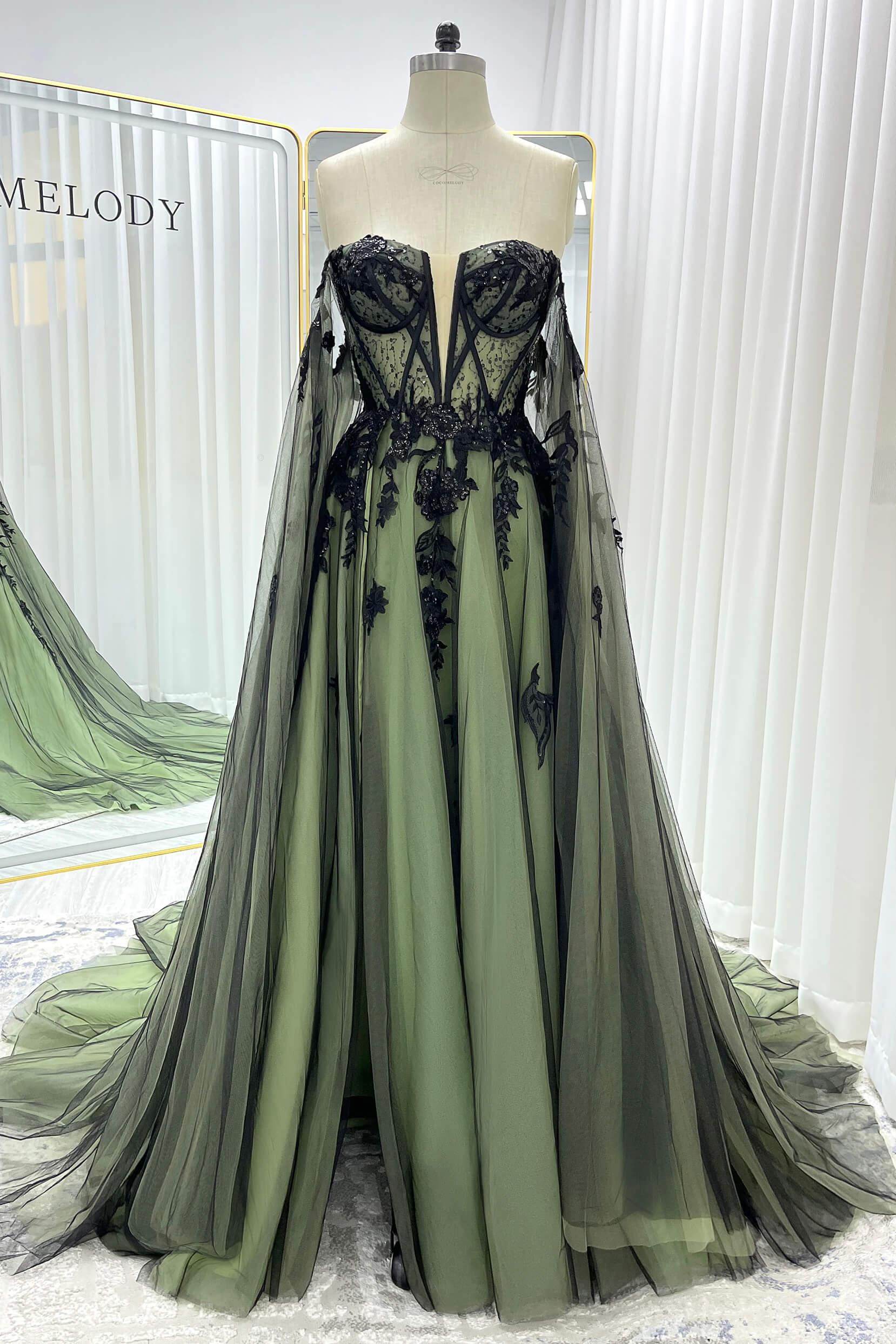 Elegant A Line Court Train Sequined Lace Tulle Wedding Dress Wedding Dress