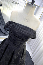 Elegant A Line Court Train Jacquard Satin Lace Wedding Dress Wedding Dress
