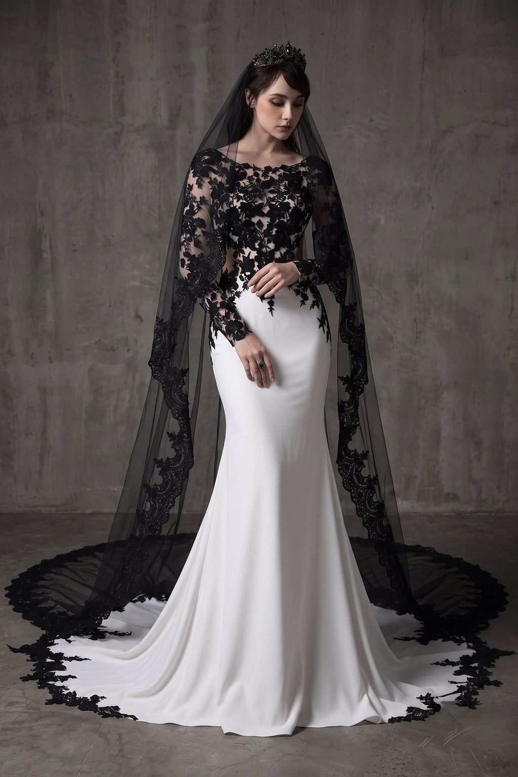 Elegant Trumpet Mermaid Chapel Train Elastic Satin Wedding Dress Wedding Dress