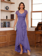 Felicity Arden Lilac front view mother of the bride dress
