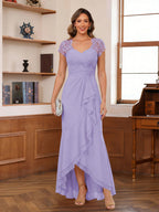 Felicity Arden Lilac back view mother of the bride dress