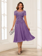 Valerie wisteria front view mother of the bride dress