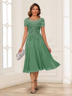 Valerie eucalyptus front view mother of the bride dress