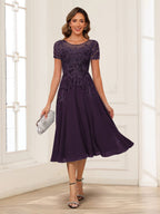 Valerie plum alternate front view 2 mother of the bride dress