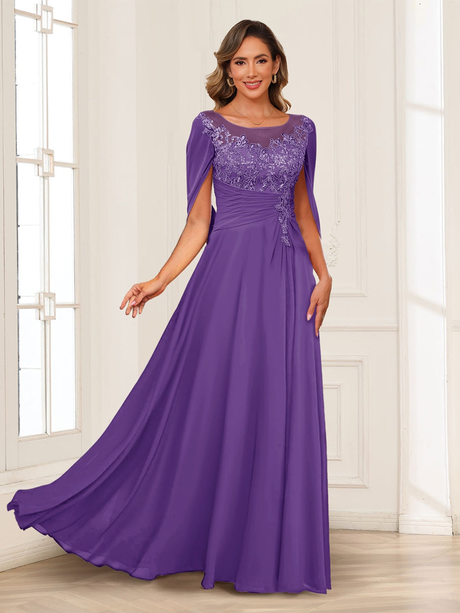 Luna June Regency front view mother of the bride dress