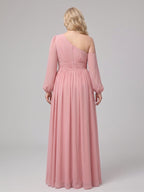 Celestine Rose Pink back view wedding guest dress
