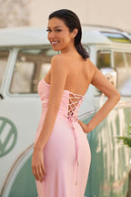 Sweetheart Aqua Blue Sheath Long Formal Prom Gown