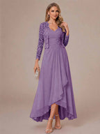 Oceane wisteria front view mother of the bride dress