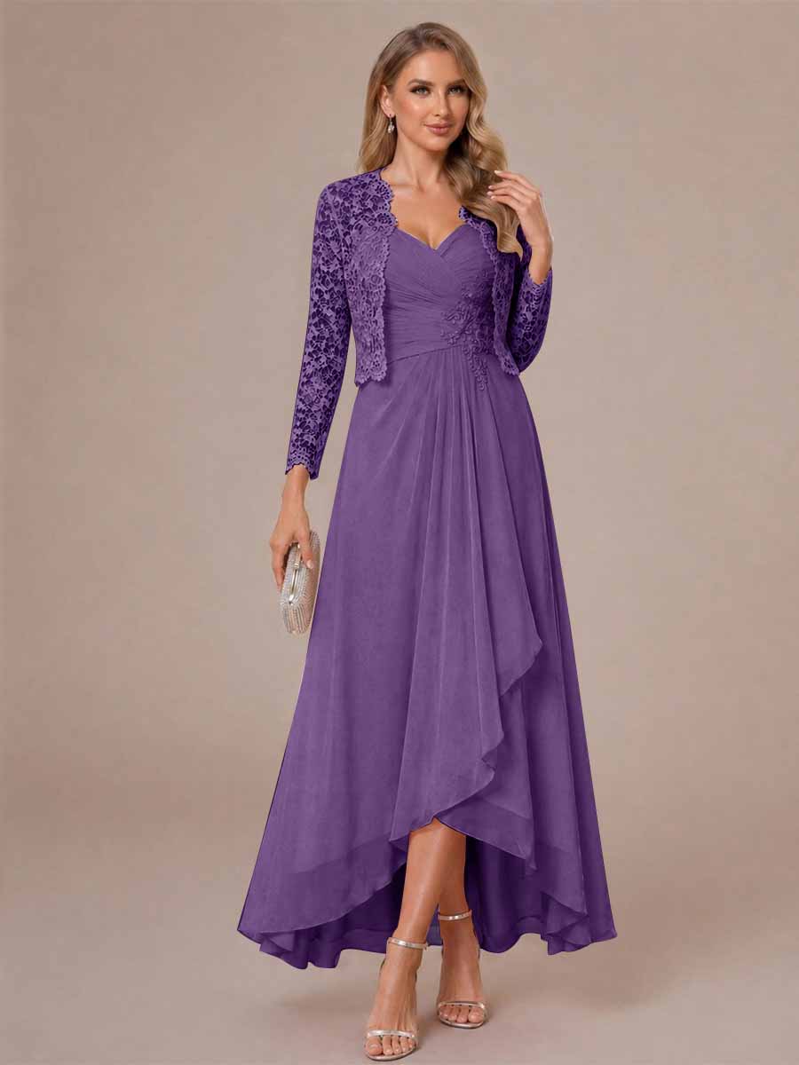 Oceane regency front view mother of the bride dress