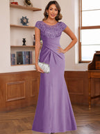Genevieve Lark Wisteria front view mother of the bride dress