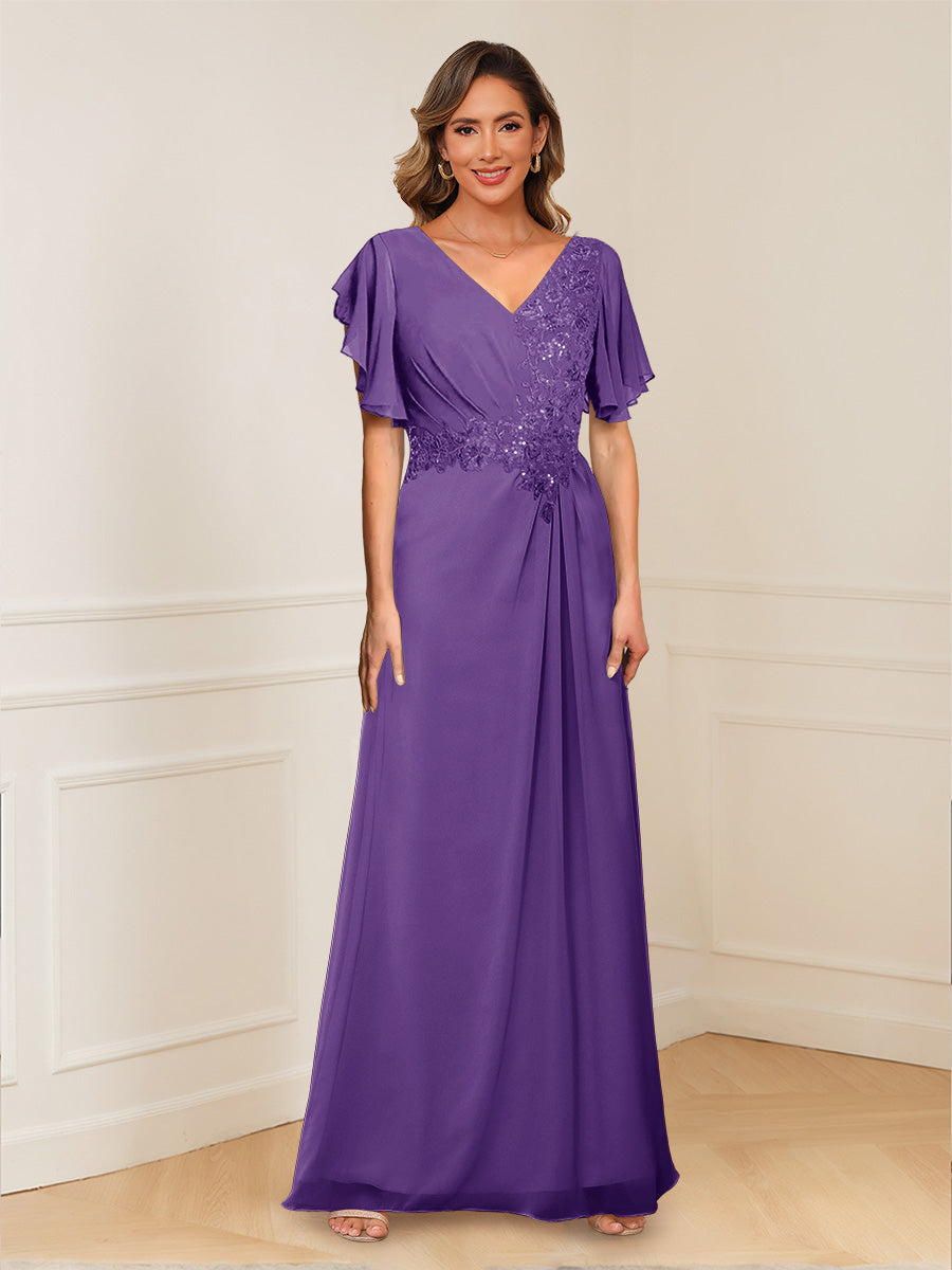 Celestine Hope Regency front view mother of the bride dress