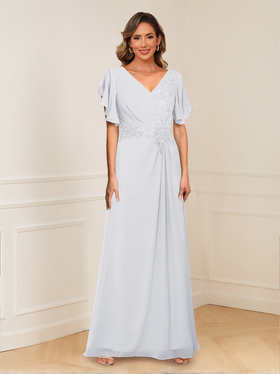 Celestine Hope White front view mother of the bride dress