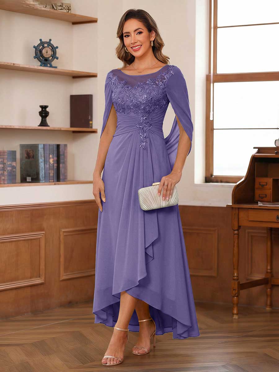 Camille wisteria alternate front view 2 mother of the bride dress