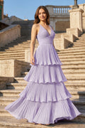 Teal Chiffon A-Line Bridesmaid Dress with Spaghetti Straps Neckline and Floor Length
