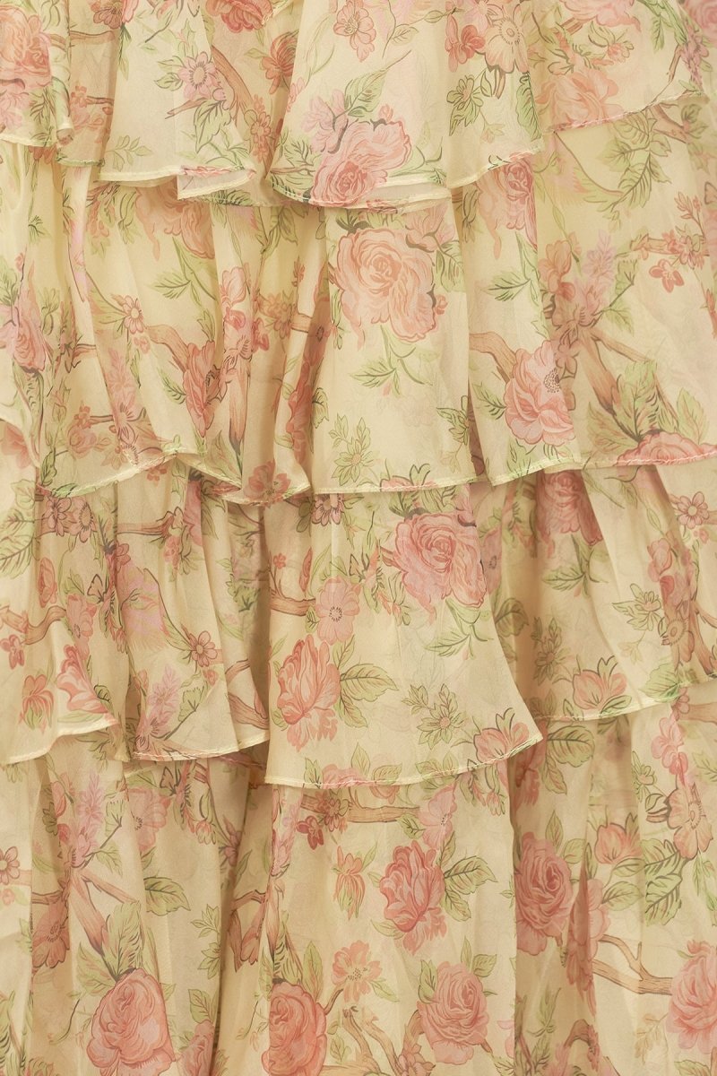Ophelina yellow detail 3 prom dress