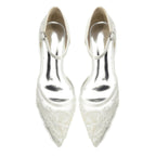 Mirelle Flat Ivory detail view shoes