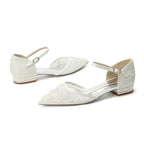 Mirelle Flat Ivory detail view 2 shoes