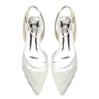Elara Flat Ivory detail view shoes