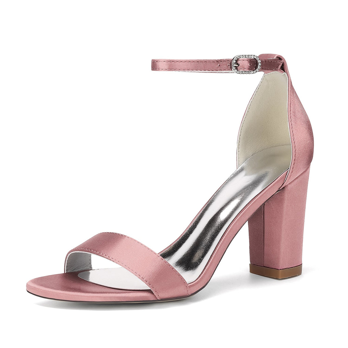 Celeste Heel Dusty Rose front view heels
