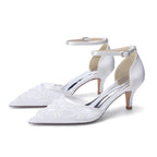 Vienne Stiletto Ivory detail view 3 heels