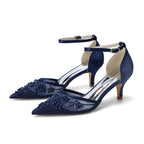 Vienne Stiletto Ivory detail view 7 heels