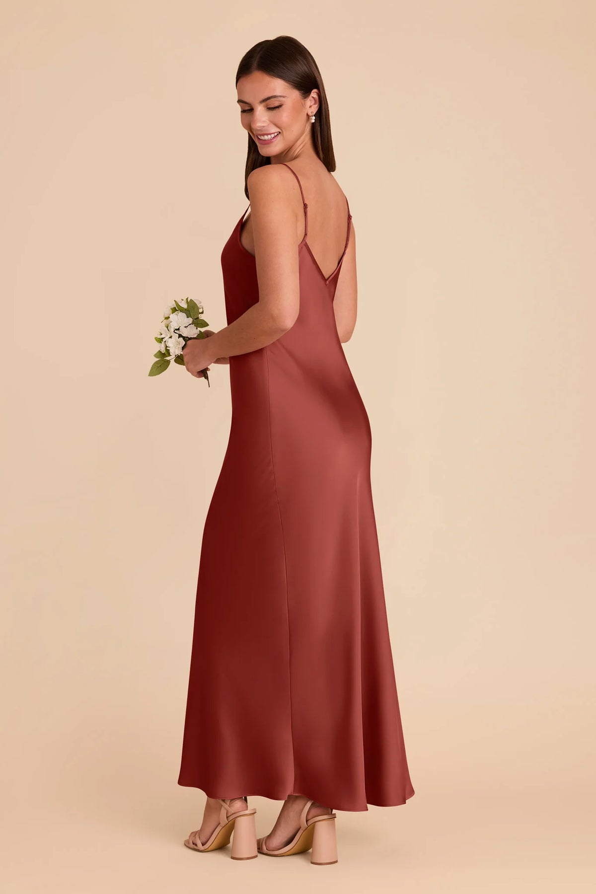 Amara Spice alternate view 3 bridesmaid dress