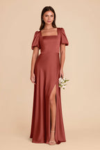 Selene Spice front view bridesmaid dress
