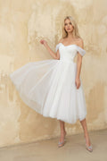 Aurelia Jane Diamond White front view wedding dress